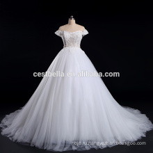 Аппликация из бисера Cap рукавом Белый свадебное платье свадебное платье
